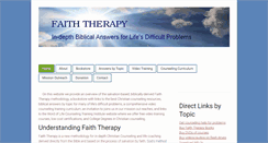 Desktop Screenshot of faiththerapy.org
